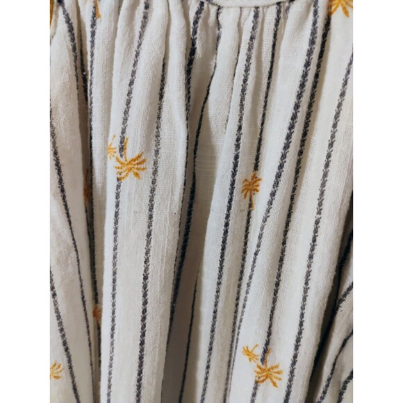 Alya Halter Tank Top Size L‎ Striped Embroidered Bohemian Festival - Picture 4 of 8